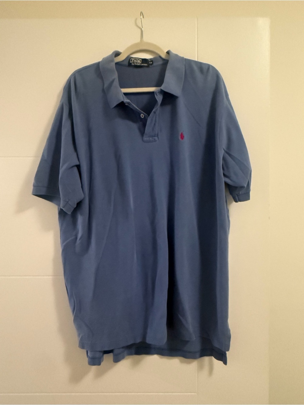Ralph Lauren Light Blue Polo with Pink Pony